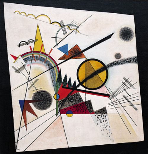 No quadrado negro - Kandinsky